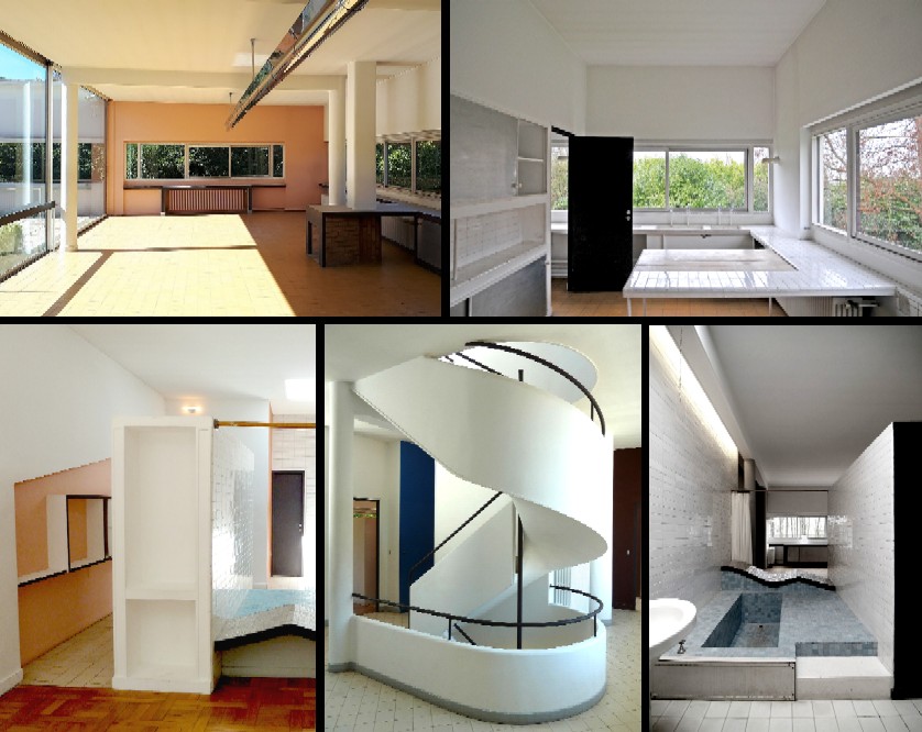 Interiors of Villa Savoye